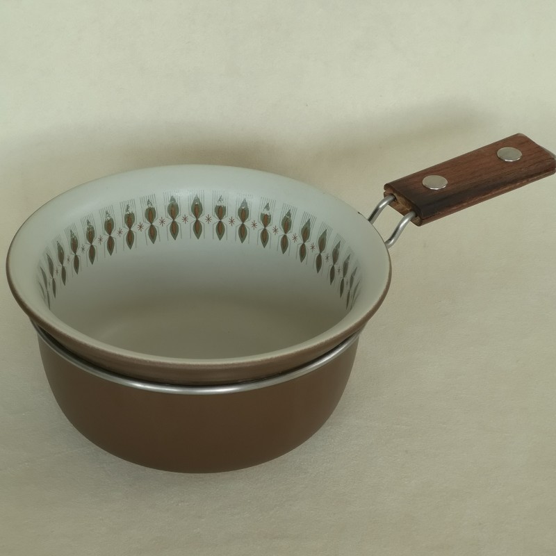 Vintage keramiek steelpan Figgjo Flint Mecca Norway