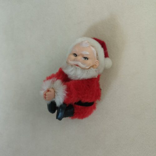 Vintage kerstman clip / klem