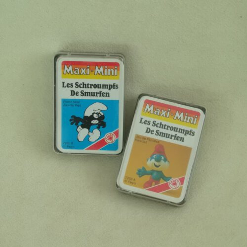 Vintage Maxi-Mini De Smurfen Kwartetspel en Zwarte Piet spel