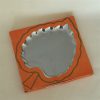 Vintage chrome serveerschaal Gero bladvormig - Afbeelding 2