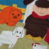Vintage kinder wandkleed boerderij afbeelding Dick Bruna handgemaakt - Afbeelding 2