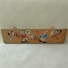 Vintage houten kinder kapstok SIO Holland kabouters