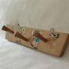 Vintage houten kinder kapstok SIO Holland kabouters - Afbeelding 2