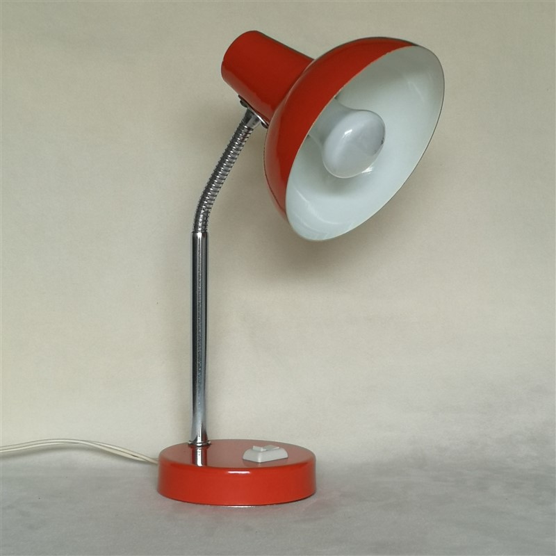 scherp Hol In de meeste gevallen Vintage bureaulamp oranje - Bij-Ma-Ria | vintage en retro winkel