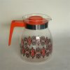 Vintage glazen theepot