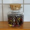 Vintage glazen snoeppot van Buisman bruine kandij - Afbeelding 3