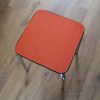Vintage keuken kruk oranje formica - Afbeelding 2