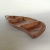 Vintage houten snackschaal / pindabak - Afbeelding 2
