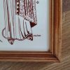 Vintage tegeltableau Maria met kindje Jezus H.Wolters - Afbeelding 2