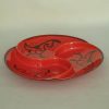 Vintage snackschaal Flora Gouda 1260 Tokio oranje - Afbeelding 2