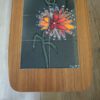 Vintage fineer / hout salontafel ingelegde tegels Adri - Afbeelding 3