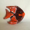 Vintage keramiek schaaltje vis Vallauris stijl Fat lava