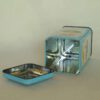 Vintage blikje Venz blauw - Afbeelding 2