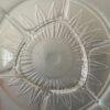 Vintage glazen hapjesschaal bloem - Afbeelding 2
