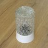 Vintage plafondlamp helder glas cilinder
