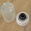 Vintage plafondlamp helder glas cilinder - Afbeelding 2