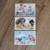 Vintage set postkaartjes strand 3 stuks