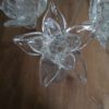 Vintage glazen bloemen 3 stuks narcis - Afbeelding 2