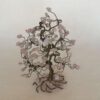 Vintage edelstenen bonsai boompje rozenkwarts - Afbeelding 3