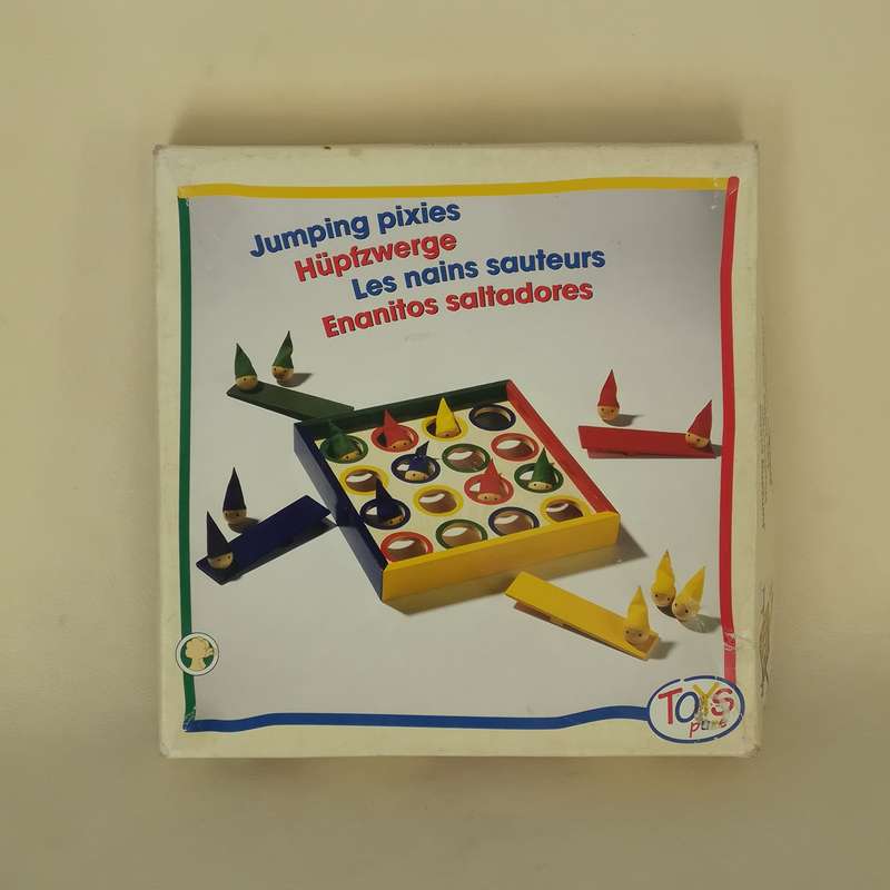 Word gek Verspilling Kabelbaan Vintage spel springende kabouters / jumping pixies Toys pure - Bij-Ma-Ria |  vintage en retro winkel