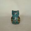 Vintage doorzichtig cloisonne emaille uiltje