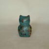 Vintage doorzichtig cloisonne emaille uiltje - Afbeelding 3