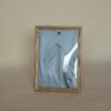Vintage goudkleurig fotolijstje bol glas