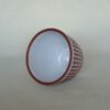 Vintage bloempot terra / wit geblokt - Afbeelding 2