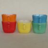 Vintage soepkommen / mokken Opale Arcopal France 5 stuks - Afbeelding 3