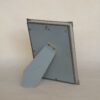 Vintage zilverkleurig fotolijstje Rembrandt bol glas, opengewerkt, mooie hoekjes - Afbeelding 2