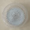 Vintage glazen plafondlamp / plafonnière rond ster Eglo