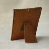 Vintage fotolijstje messing Art Deco stijl bol glas - Afbeelding 2