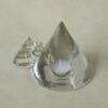 Vintage glazen waxinelichthouder set - Afbeelding 2