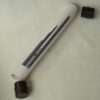 Vintage breinaaldenkoker kunststof beige/bruin - Afbeelding 2