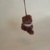 Vintage mini Monchichi baby aapje aan koord Sekiguchi - Afbeelding 2