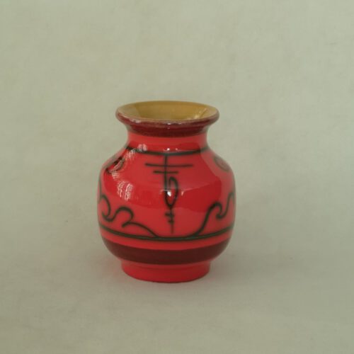 Vintage vaasje Flora Gouda Tokio 905 oranje / rood