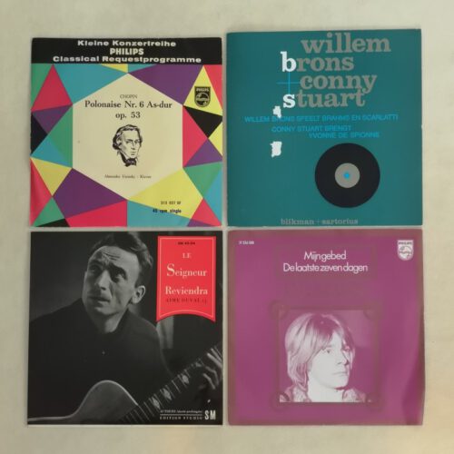 Vintage vinyl single; keuze uit 4 verschillende