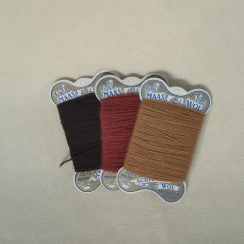 Vintage maaswol of stopwol Scheepjeswol 3 stuks