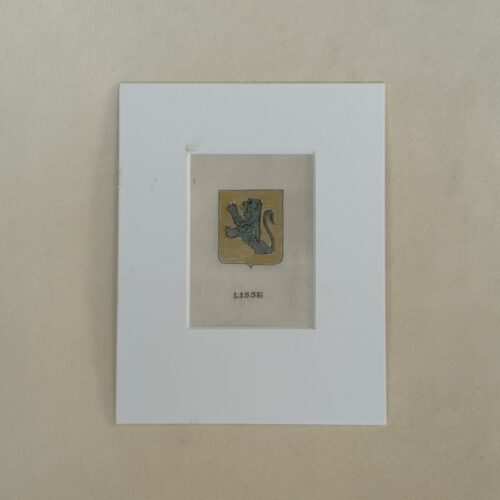 Hand vervaardigde originele ets wapen van Lisse