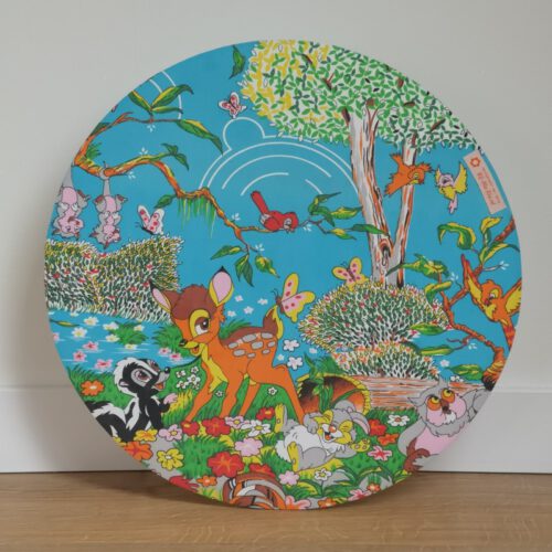 Kinder wandlamp rond Bambi, Stampertje en Bloem