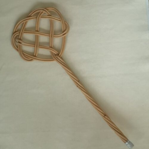 Vintage mattenklopper rotan