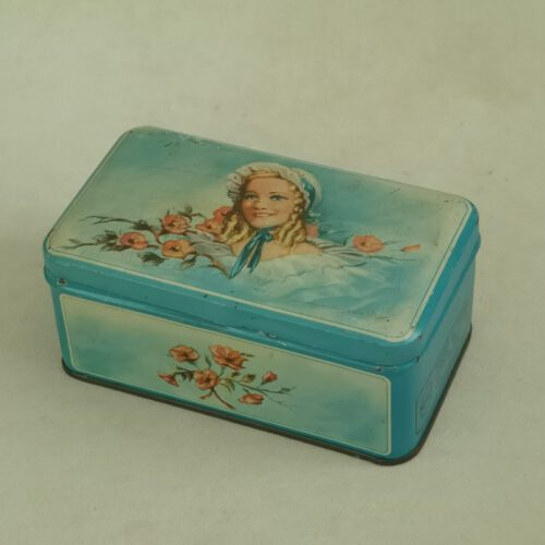 Vintage blik M.P.F. perenstroop