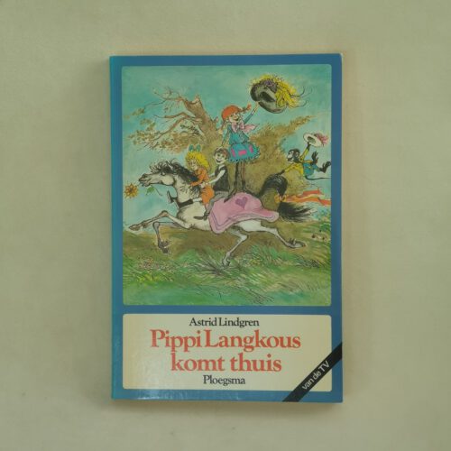 Vintage kinderboek Pippi Langkous komt thuis Astrid Lindgren